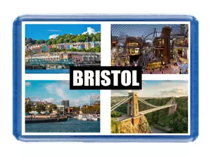 Imán de nevera Bristol - Tamaño grande (7 cm x 4,5 cm) - Gran idea de regalo - Turismo - Imagen 1 de 1
