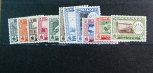 Malaya-Negri Sembilan Stamp Scott# 64-74 Arms of Negri Sembilan 1957-63  MH L670 - Picture 1 of 1