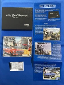 Ford Motor Company 100 Years Collectors Edition 1964 1/2 Mustang Zippo - Picture 1 of 6