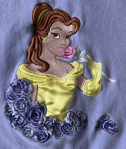 Vintage Disney Store Belle Jacket Kids size XS 4 90s Y2K Hoodie Toddler Princess - Picture 1 of 20