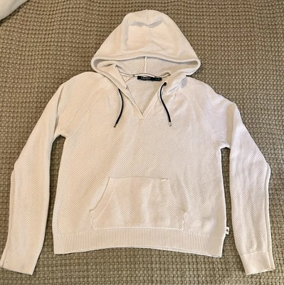 Lauren Ralph Lauren вафельная вязаная толстовка с капюшоном женщин M зеленый ярлык свитер пуловер - Изображение 1 из 4