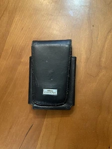 Nikon Coolpix 5810 Kameratasche Gürtelschlaufe Kamera Hüft Schutzhülle SCHWARZ LEDER - Bild 1 von 3
