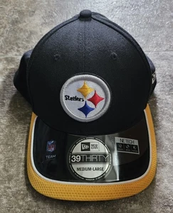 New Era 39thirty Pittsburgh Steelers Medium-Large Football Hat Cap - Picture 1 of 8