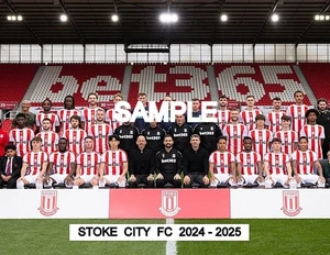 Stoke City 2024-25 Team Photo - Picture 1 of 1