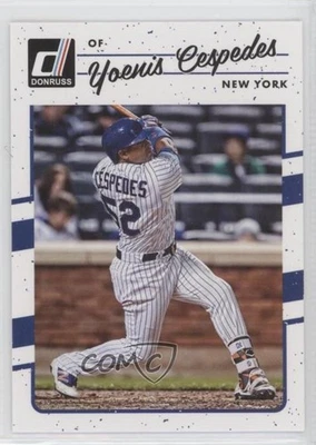 2017 Panini Donruss Magenta Back Yoenis Cespedes #123 - Image 1 of 2