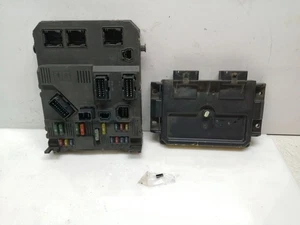 Peugeot Partner 2004 Diesel engine ECU kit and lock set 9650359580 ALF3399 - Picture 1 of 10