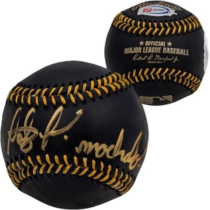 Fernando Tatis Jr. Auto Official Black MLB Baseball Padres In Gold Machalo! JSA - Picture 1 of 9
