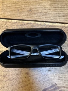 NEW OAKLEY OX8081-0153 SATIN BLACK PLANK 2.0 AUTHENTIC FRAMES EYEGLASSES 53-18 - Picture 1 of 12