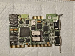 Vintage Retro Gaming Clean 1989 ATI VGA Wonder + 1024 ISA Video Card Graphics #2 - Picture 1 of 4