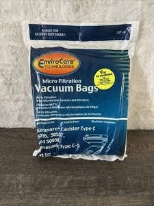 SEARS KENMORE TYPE C VACUUM BAGS FOR MODELS 5055,50557 50588 Lot Of 10 New - Picture 1 of 3