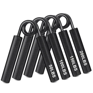 Hand Grip Strengthener 4pcs Set Metal Grip Strength Trainer No Slip Wrist For... - Picture 1 of 7
