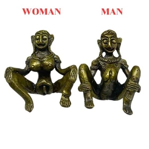 SET 2 MAE PHER PO PHER VOODOO THAI HOLY AMULET EROTIC CHARM LOVE & SEX TALISMAN - Picture 1 of 3