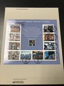 US 3937 FDC To Form a More Perfect Union Souvenir Sheet First Day Cancellation - Picture 1 of 3