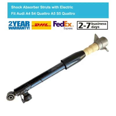 1X Rear Left Air Shock Absorber Strut Fit Audi A4 S4 A5 S5 2008-2016 8F0513025A - Image 1 of 4