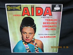 Tebaldi, Von Karajan Vienna Philharmonic - Verdi Aida - London Records - Imagen 1 de 4