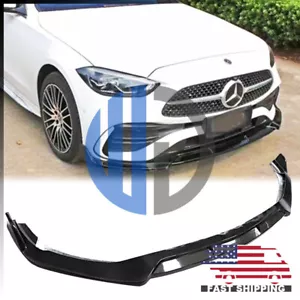 Labio delantero de fibra de carbono estilo AMG BR para Mercedes-Benz W206 2022 2023 2024 2025 - Imagen 1 de 6