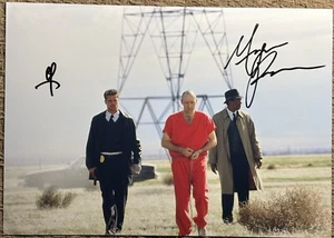 Brad Pitt And Morgan Freeman Signed Photo, 8.5x11.5 With COA, Se7en, Seven - Picture 1 of 4