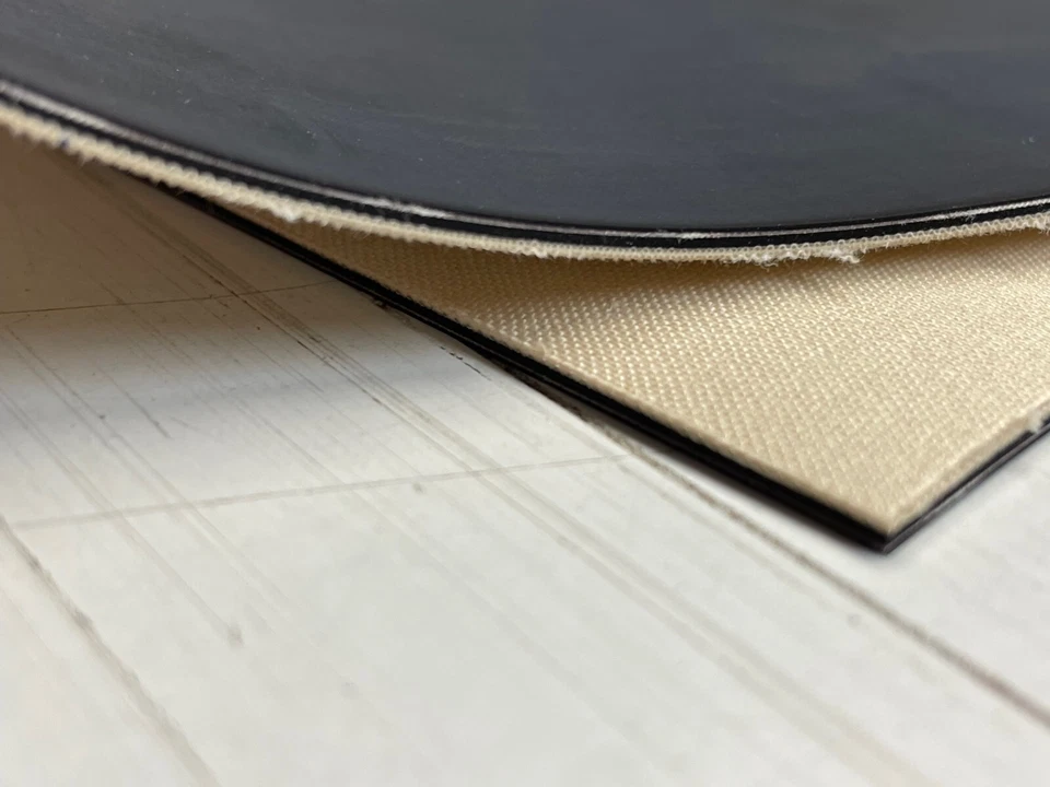 8 piece lot- Printing blankets Vulcan Folio Black 1,95mm x 64cm around x 85cm ac - Image 1 of 1