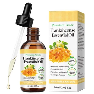 Premium-grade Frankincense 100% Pure & Natural Essential Oil Massage Oil 60ml - Foto 1 di 12