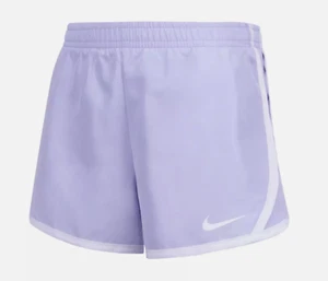 NEW W TAGS Nike Little Girls Tempo Colorblock Shorts in Oxygen Purple, Sz 4 - Picture 1 of 1