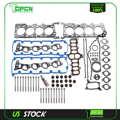 Juego de juntas de culata para Ford E-150 E-250 Explorer 1997-1999 4,6 L V8 SOHC VIN W Foto 1 de 4