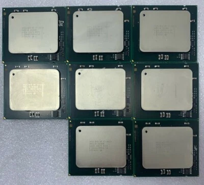 Intel Xeon Lot of 8 E7-8830 SLC3K 2.13GHz 24MB 8 Core LGA1567 CPU Processor - Image 1 of 3