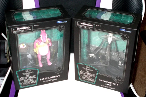 The Nightmare Before Christmas Diamond Select Snowmobile Jack, Easter Bunny new Cover