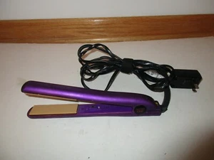 CHI Ultra Purple Flat Iron Ceramic Hair Straightener 1 Inch Model GF6854 - Picture 1 of 9