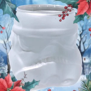 NEW IN BOX Disney Parks Star Wars Storm Trooper Collectible Acrylic Frosted Mug - Picture 1 of 5