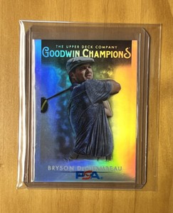 BRYSON DECHAMBEAU ⛳️GOLF GREAT!!!”RARE✨ROOKIE✨REFRACTOR CARD UPPER DECK