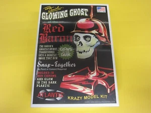 GHOST OF THE RED BARON "RED CHROME" "BRILLA EN LA OSCURIDAD" Atlantis MISB Nuevo! - Imagen 1 de 4