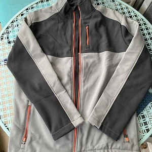 reebok soft shell boys xl jacket Black/gray - Picture 1 of 8