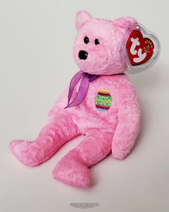 🚦Ty Beanie Baby/Babys EIER - Osterbär - 2001 NEU - Neu mit Etikett - Bild 1 von 8