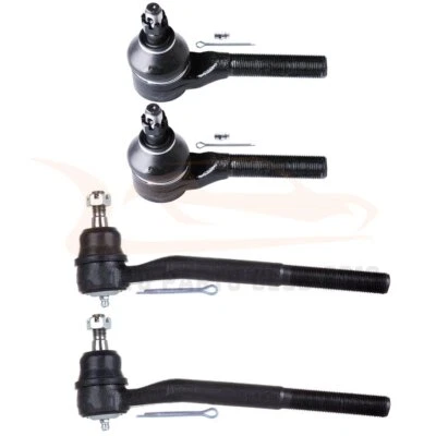 4x Inner Outer Tie Rod Ends ES3462 ES3584 For 1998-2003 04 GMC Jimmy Sonoma 4WD - Imagem 1 de 4