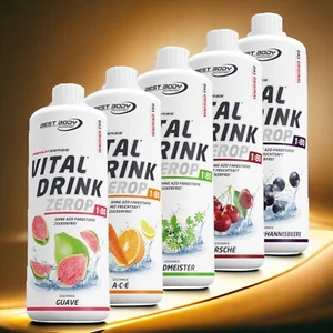 Best Body Nutrition Vital Drink Zerop 5 er Set Getränkesirup Sirup 11,06€/Ltr - Bild 1 von 35