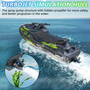 UDI023 RC Boat 20KM/H 2.4Ghz Vortex Jet Boat Brushed Electric Toy for Pool &Lake - Picture 1 of 8