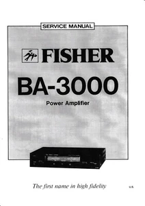 Service Manual-Anleitung für Fisher BA-3000 - Bild 1 von 1