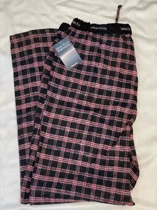 Perry Ellis Portfolio Gray Black Red Plaid Flannel Lounge Pajama Pants XLarge XL - Picture 1 of 3