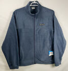 NWT Men’s Columbia Granite Mountain Fleece Zip Front Jacket - Blue - XL