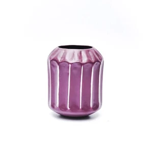 Vase Wanda 210 Violett Eisen Rund Blumenvase Dekoration Deko - Bild 1 von 3