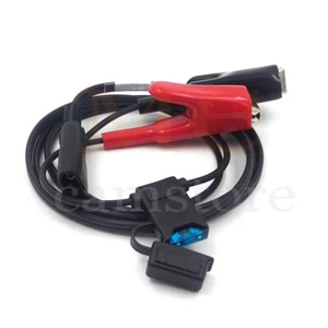 "Cable de alimentación de batería GPS A00400 para instrumentos de topografía con clip de cocodrilo 71" - Imagen 1 de 6