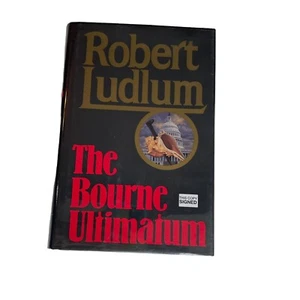 The Bourne Ultimatum by Robert Ludlum Hardcover Book 1990 Signed 1st Edition - Imagen 1 de 13