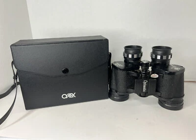 🔥OPTEX OPTIMATIC 7 X 35 BINOCULARS MODEL 121 FIELD 525ft @ 1000 With Case🔥 - Image 1 of 4