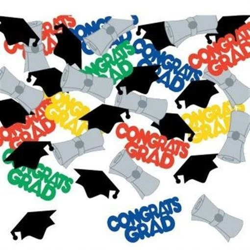 Confeti Diploma Metálico Graduación 1/2 OZ Bolsa Lámina Mesa de Graduación Decoración Foto 1 de 1