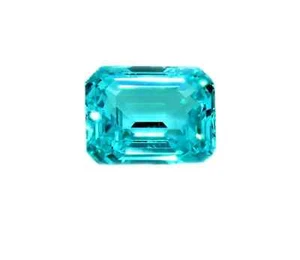 9.58 Ct+ Natural Brazil Blue Paraiba Tourmaline Loose Emerald Flawless Gemstone - Picture 1 of 6