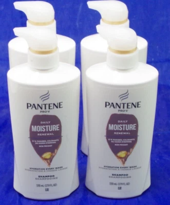 Lote de 4 Pantene Pro-V Champú Renovador de Humedad Diaria 17.9 oz Foto 1 de 3