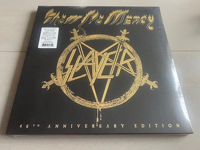 SLAYER - SHOW NO MERCY ORG LIM. LP 40TH ANNIVERSARY LP BOXSET    METALLICA,DEATH - Image 1 of 4