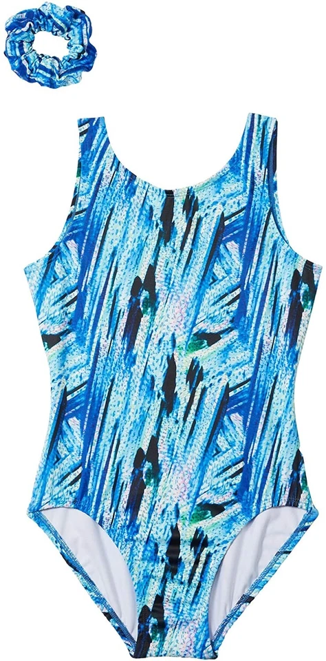 Bloch 266255 Girl's Electric Blues Tank Leotard Size Large - Image 1 of 3