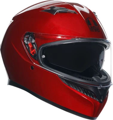 Casco integral AGV K3 Mono Competizione rojo unisex adulto motocicleta calle Foto 1 de 4