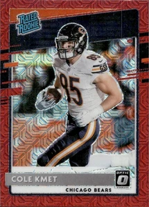 Cole Kmet Rookie - 2020 Donruss Optic Football - Red Mojo Prizm SSP #181 - Bild 1 von 2
